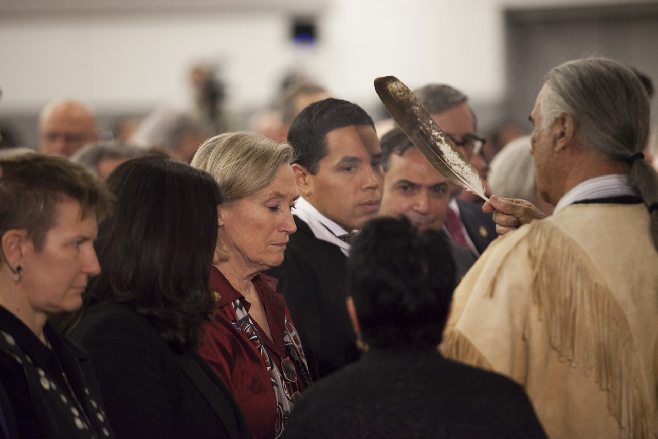 People at TRC of Canada's Closing Ceremony