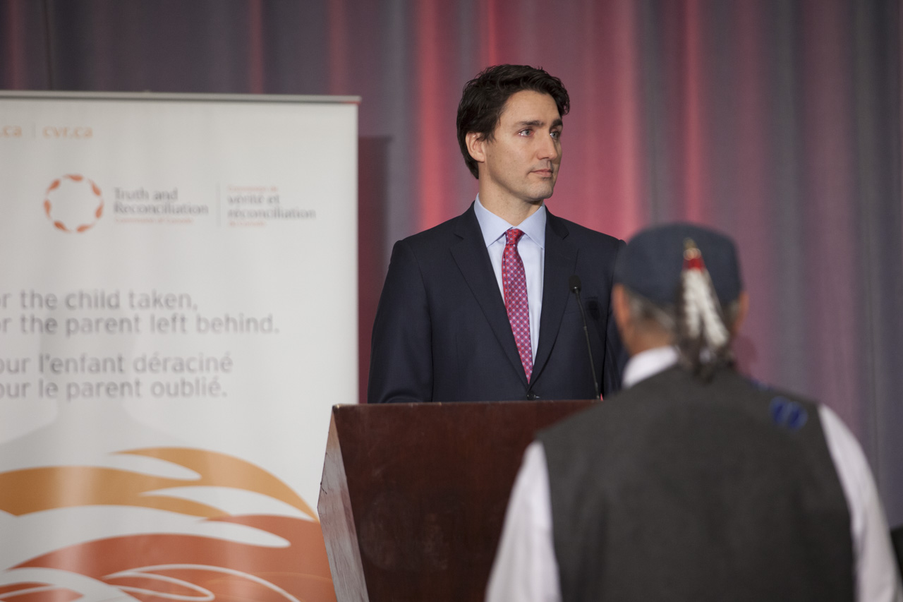Prime Minister speaking at TRC Closing Ceremony