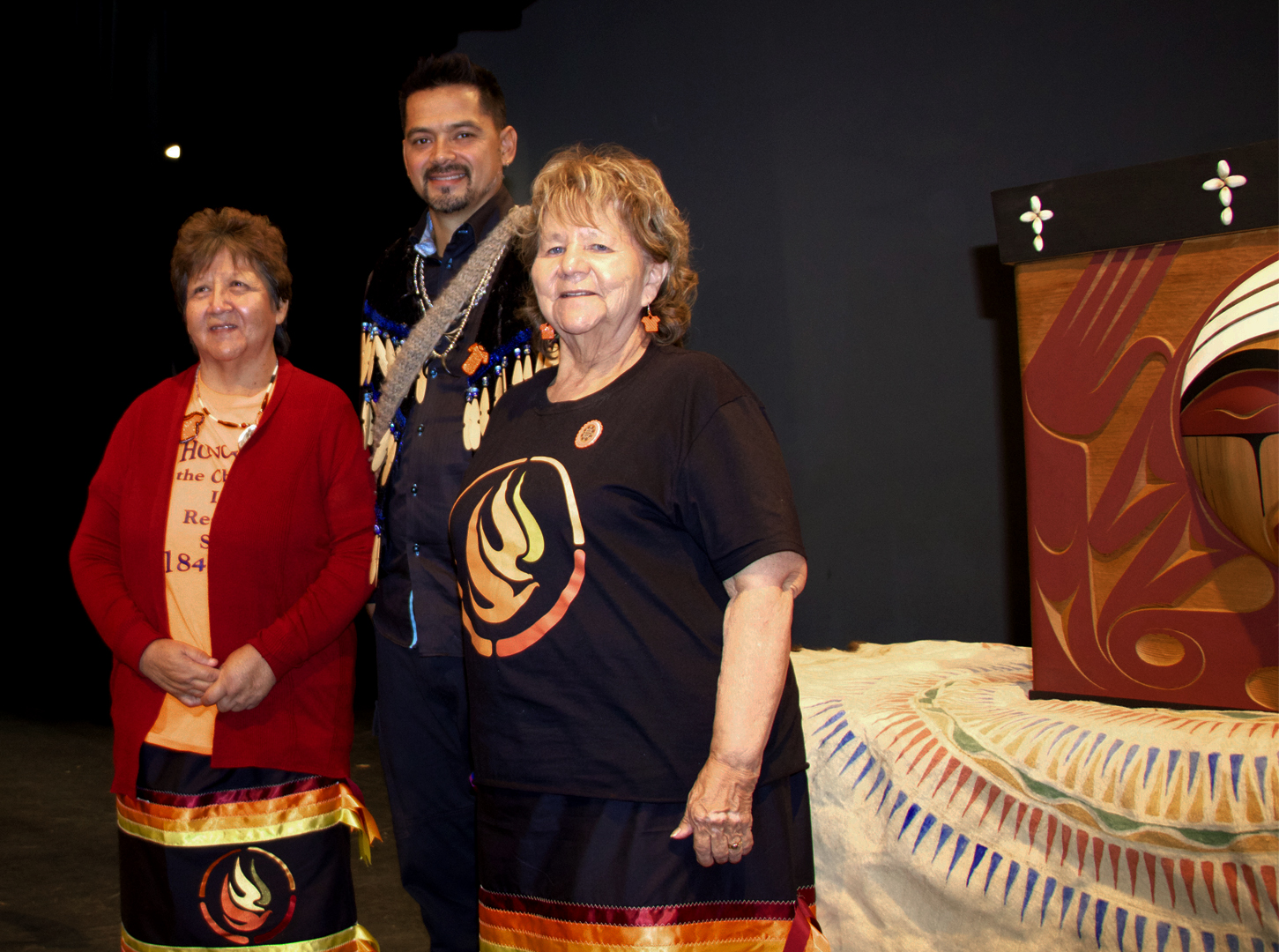 Two women elders at event